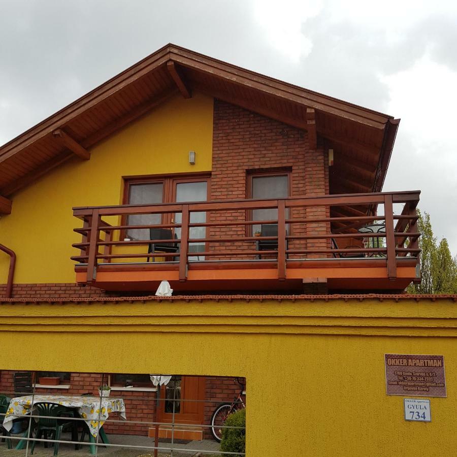 גיולה Okker Apartman מראה חיצוני תמונה